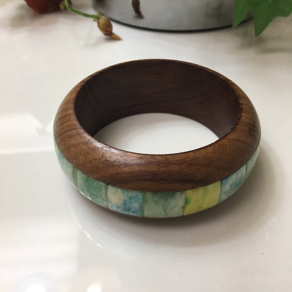 Wooden Bangle - Picture 2 of 2